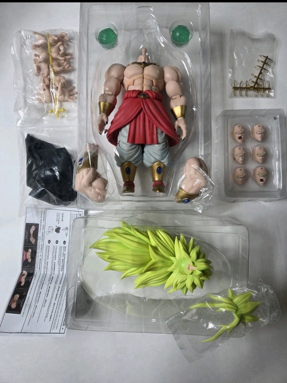Beast Deities SSJ3 Broly Action Figure 1:12 Scale *DOES NOT INCLUDE OG BOXES*